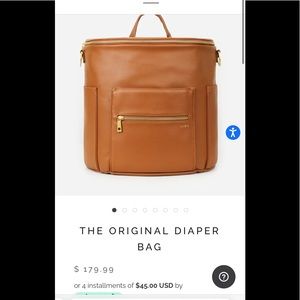 Fawn design diaper bag